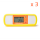 Enregistreur de température Trivia-R, coque silicone jaune